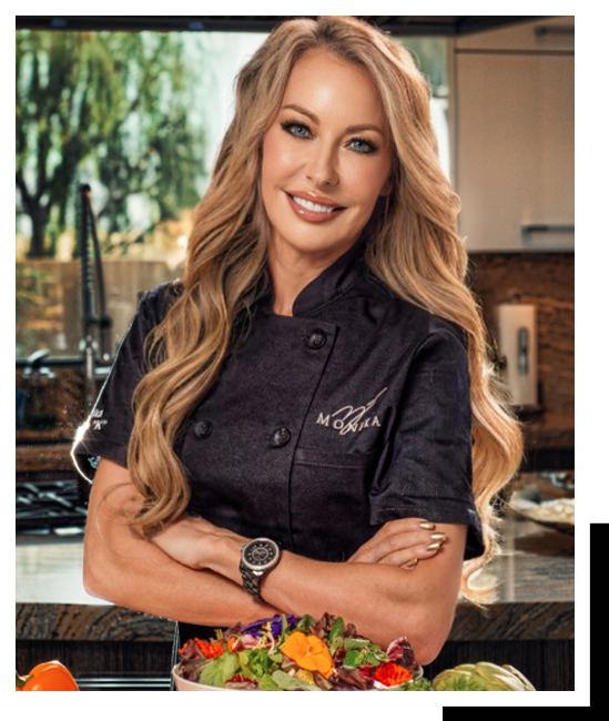 Chef Monika Jensen, author of The Balanced Plate healthy keto cookbook