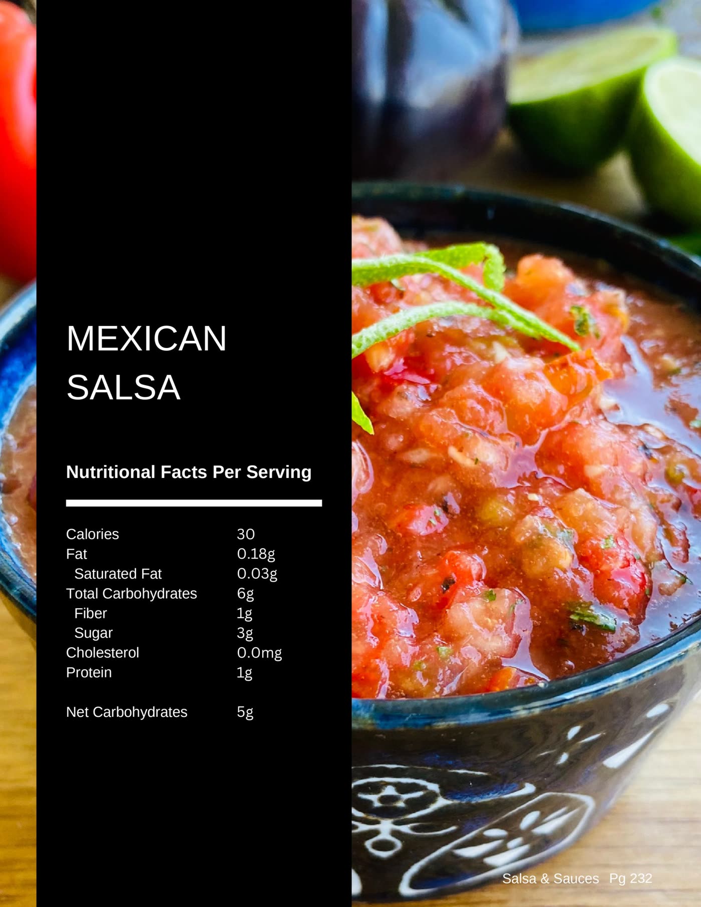 Authentic Mexican salsa recipe with charred tomato and chili from The Balanced Plate cookbook