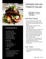 tenderloin on tomato salad recipe monika jensen cookbook the balanced plate