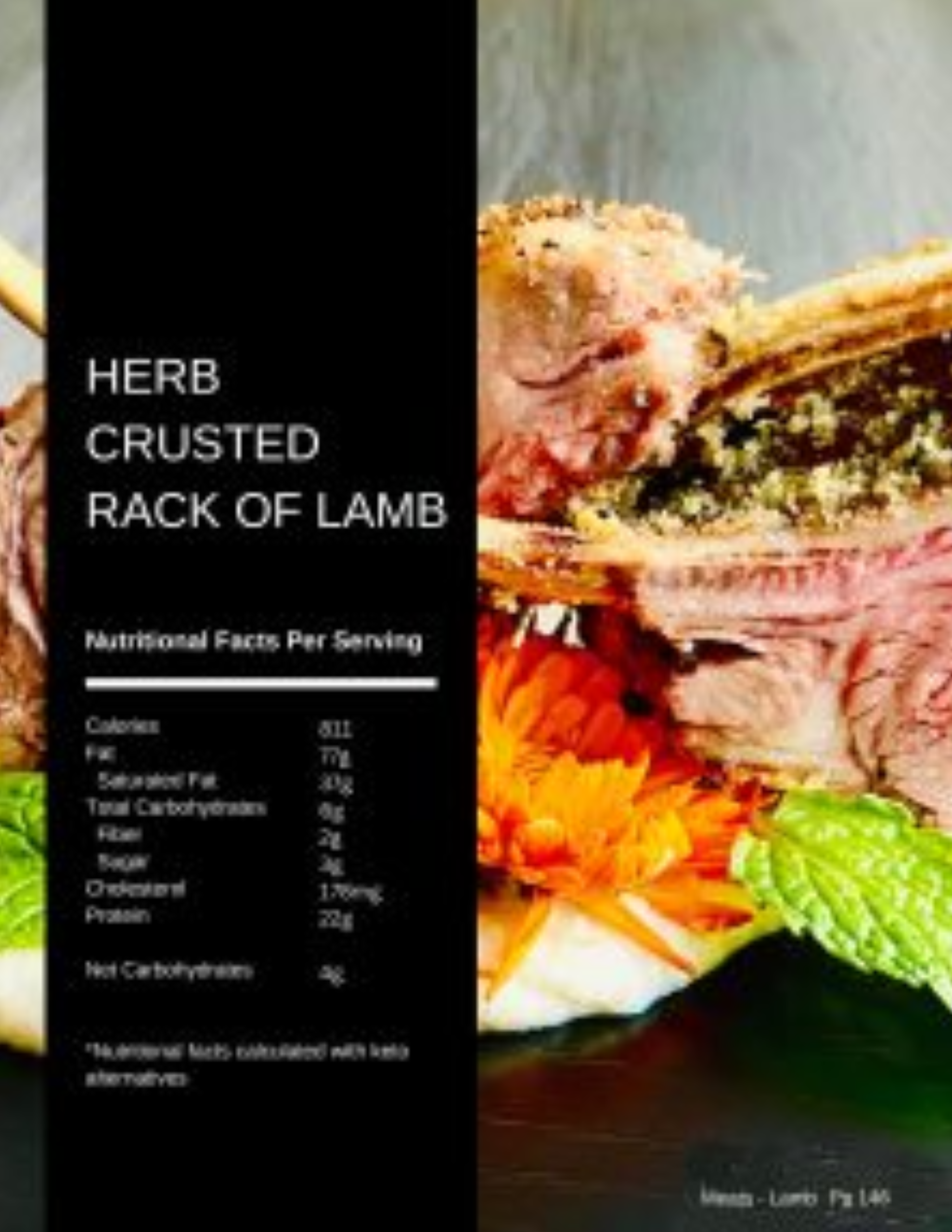 Herb crusted rack of lamb recipe monika jensen cookbook